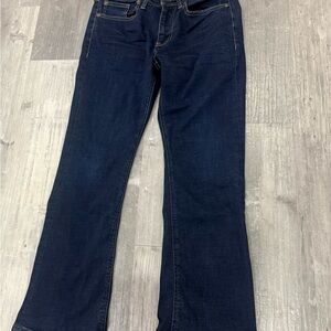 Seven7 Dark Blue Slim Boot Cut Jeans Size 30